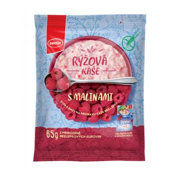 SEMIX Ryžová kaša s malinami bez lepku 65 g