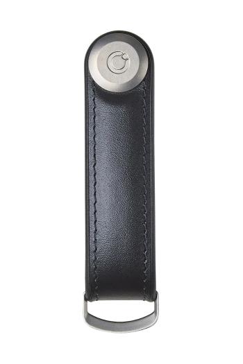 Kľúčenka Orbitkey Hybrid Leather 8,5 cm čierna farba