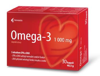 NOVENTIS Omega-3, 1000mg pre zdravé srdce a cievy 30 kapsúl