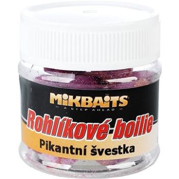 Mikbaits Rohlíkové boilies Pikantná slivka 50 ml (8595602234790)