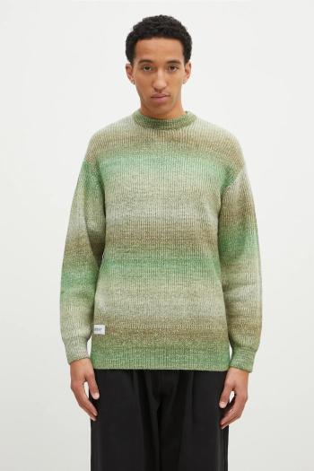 Sveter Butter Goods Beams Knit Sweater pánsky, zelená farba, BG243301