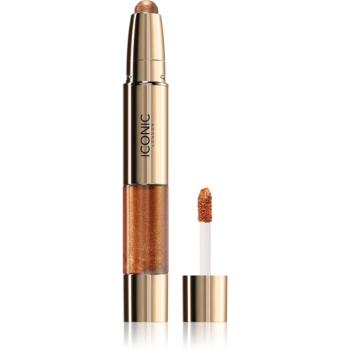 ICONIC London Glaze Crayon trblietavé očné tiene odtieň Lava 5.14 g