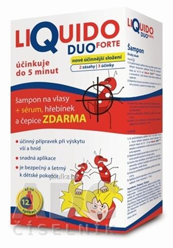 LIQUIDO DUO FORTE proti všiam šampón + zadarmo 200 ml