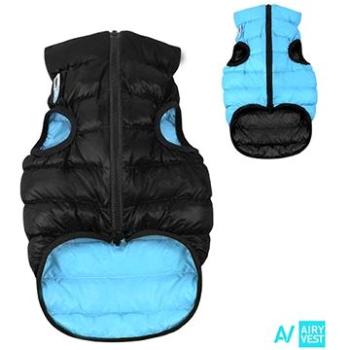 AiryVest bunda pre psy čierna/modrá (CHPbu0502nad)