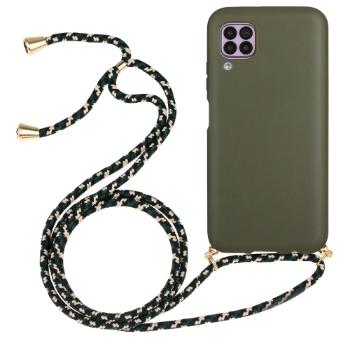 ROPE Kryt so šnúrkou Huawei P40 Lite tmavozelený