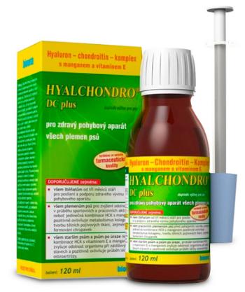 Hyalchondro DC plus výživový doplnok na kĺby pre psov 120ml