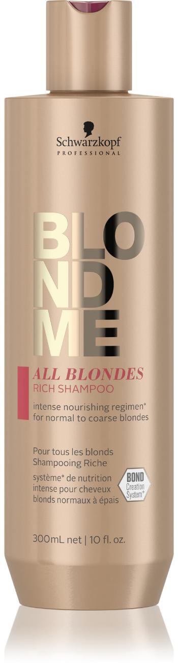 Schwarzkopf Professional Šampón pre normálne a silné blond vlasy BLONDME All Blonde s (Rich Shampoo) 1000 ml