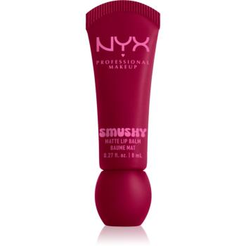 NYX Professional Makeup Smushy Matte Lip Balm ajakbalzsam matt hatással árnyalat Squeeze N' Sizzle 8 ml