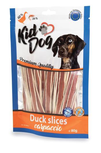 KIDDOG kachní proužky carpaccio 80 g