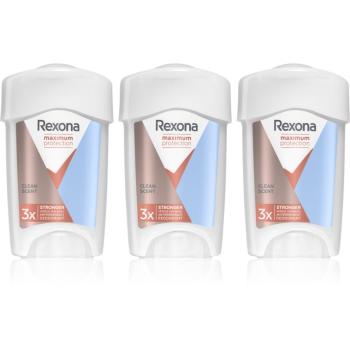 Rexona Maximum Protection Clean Scent krémový antiperspirant redukujúci potenie výhodné balenie