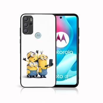 MY ART Silikónový obal Motorola Moto G60s MINIONS SELFIE (022)