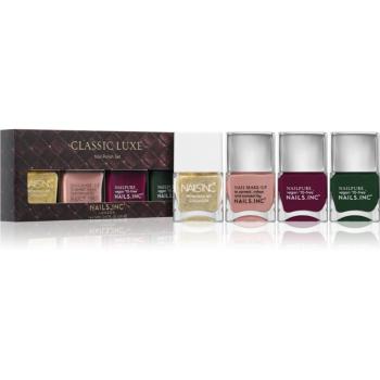 Nails Inc. Classic Luxe sada lakov na nechty