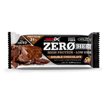 AMIX Zero hero 31% protein bar dvojitá čokoláda 65 g