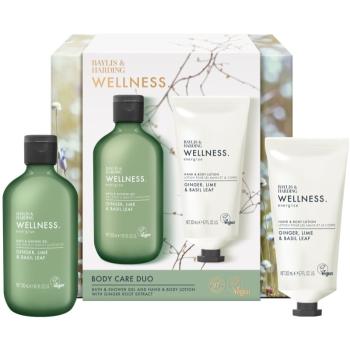 Baylis & Harding Wellness. Energise ajándékszett testre Ginger, Lime & Basil Leaf