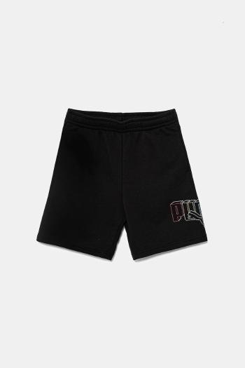 Detské krátke nohavice Puma ESS LOGO LAB Execution Shorts TR čierna farba, 685859