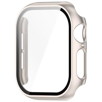 PC FULL COVER Plastový kryt so sklom pre Apple Watch 10 46mm STARLIGHT