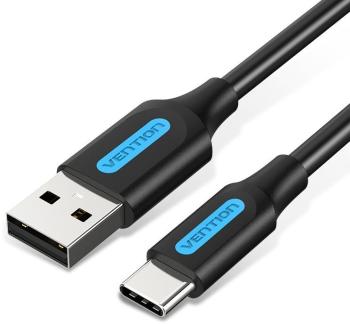 Adatkábel Vention Type-C (USB-C) to USB 2.0 Charge & Data Cable 1.5m Black