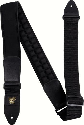 Ernie Ball Cloud Comfort Guitar/Bass Strap Gitarový pás Black