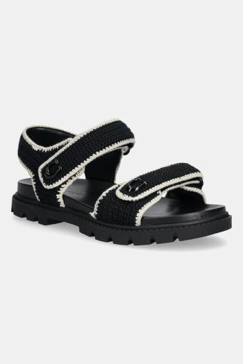 Sandále Coach Brynn Crochet Sandal čierna farba, CBO18