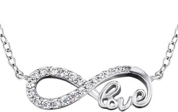 Engelsrufer Strieborný náhrdelník Infinity so zirkónmi ERN-LILINF-LOVE