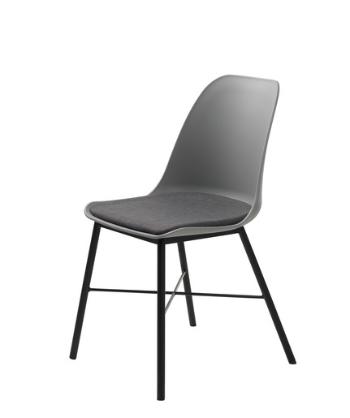 Jedálenská stolička Unique Furniture WHISTLER sivá polyester 36611011
