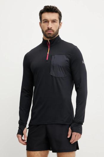 Športová mikina Under Armour Launch Trail čierna farba, jednofarebná, 1383244