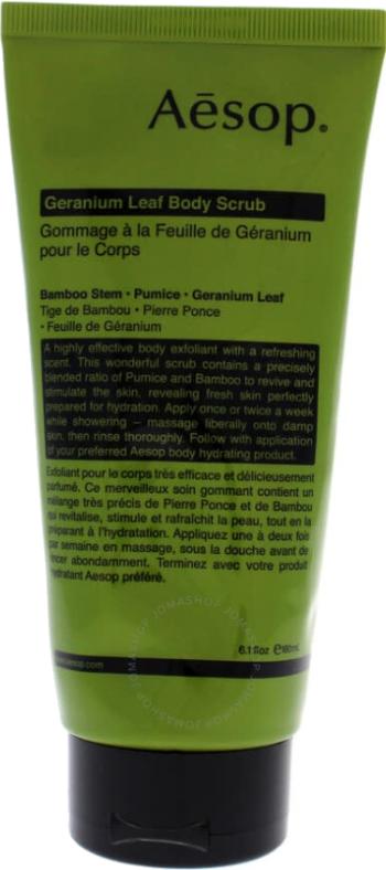 Aesop Telový peeling Geranium Leaf (Body Scrub) 180 ml