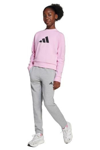 Detská tepláková súprava adidas ružová farba, JJ4800