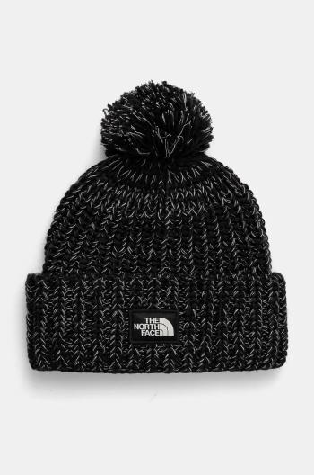 Čiapka The North Face Cozy Chunky Cabin Beanie čierna farba, z hrubej pleteniny, NF0A887WVOR1