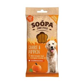 Soopa Dentálne tyčinky Jumbo s mrkvou a tekvicou 170 g (5060289920777)