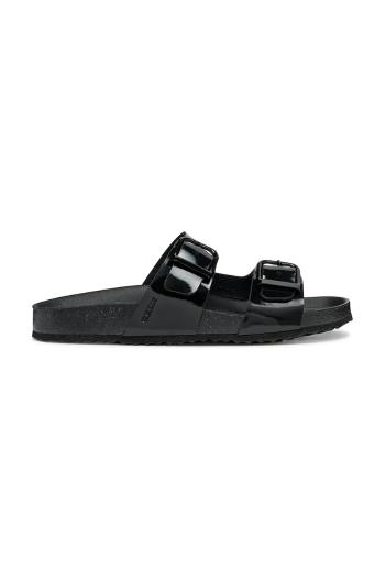 Šľapky Geox D BRIONIA R dámske, čierna farba, D55Y3M 000HH C9999