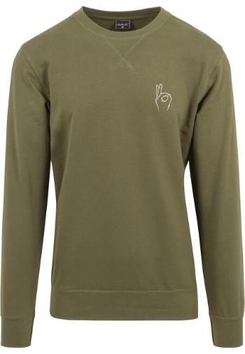 Mr. Tee Easy Sign Crewneck olive - XS