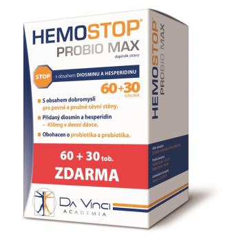 HEMOSTOP Probio max 60 + 30 kapsúl ZADARMO