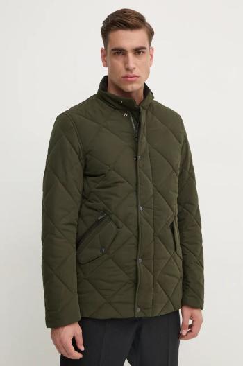 Bunda Barbour Winter Chelsea Quilted Jacket pánska, hnedá farba, prechodná, MQU1686