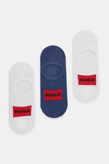 Ponožky HUGO 3-pak čierna farba