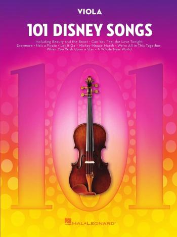 Hal Leonard 101 Disney Song for Viola Noty