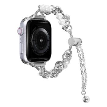 PEARL Elegantný kovový remienok pre Apple Watch Ultra 1 / 2 49mm strieborný