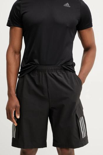 Šortky adidas x Mercedes pánske, čierna farba, JX8279