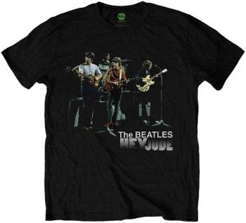 The Beatles Tričko Hey Jude Version 2 Unisex Black S