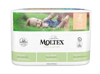 MOLTEX Pure & Nature Plienky Mini 3-6 kg - ekonomické balenie (4 x 38 ks)