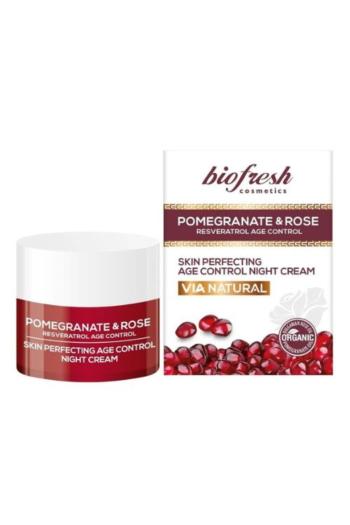 BIOFRESH Nočný pleťový krém proti starnutiu Pomegranate & Rose 50 ml