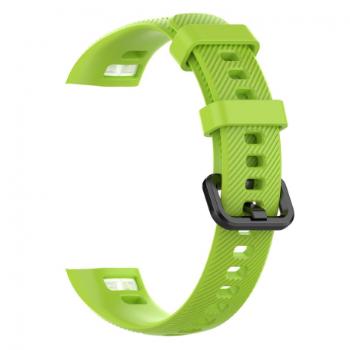 BStrap Silicone Line remienok na Honor Band 4, green (SHO001C03)