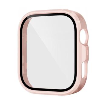 PC FULL COVER Plastový kryt so sklom pre Huawei Watch Fit 4 Pro ružový