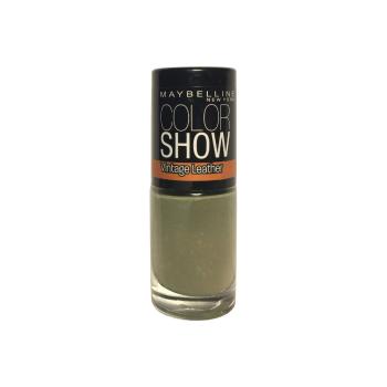 Maybelline New York  Colorshow Vintage Leather Nail Polish - 208 Sage Staple  Laky na nechty Zelená