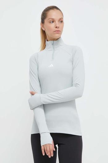 Tréningová mikina adidas Performance Techfit COLD.RDY zelená farba, jednofarebná