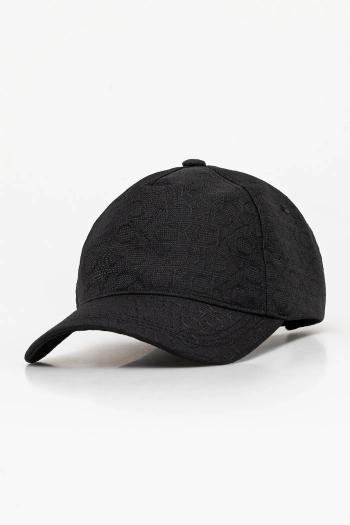 Šiltovka Calvin Klein čierna farba, vzorovaná, K60K612871