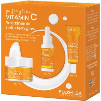 FlosLek Laboratorium Go For Glow Vitamin C darčeková sada pre rozjasnenie pleti