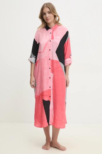 Nočná košeľa Dkny dámska, ružová farba, YI60043