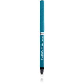 L’Oréal Paris Infaillible Grip 36h Gel Automatic Liner gélová ceruzka na oči s aplikátorom odtieň 07 Turquoise Faux Fur 0,4 g