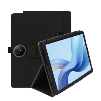 LEATHER Zaklápacie puzdro pre TCL NxtPaper 11 Plus čierne